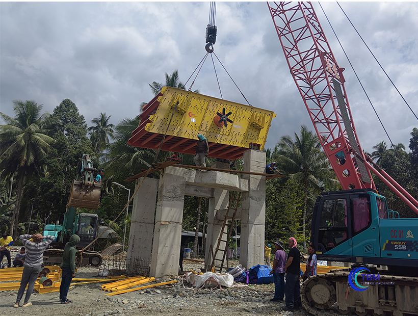 River Stone Separator Plant